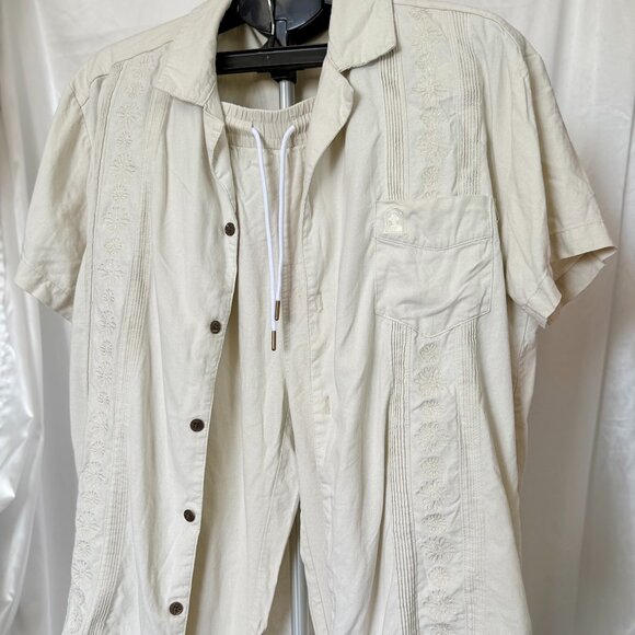 Dandy Del Mar | Embroidered Lounge Set | Shirt XL + Pants L - Picture 3 of 7